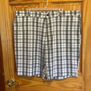 Mens plus golf shorts